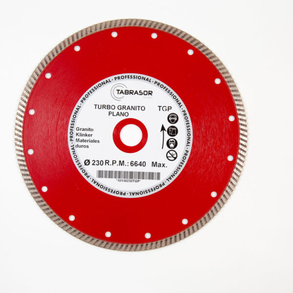 imagen de un producto de la cateogoría de discos turbo para materiales duros y granito