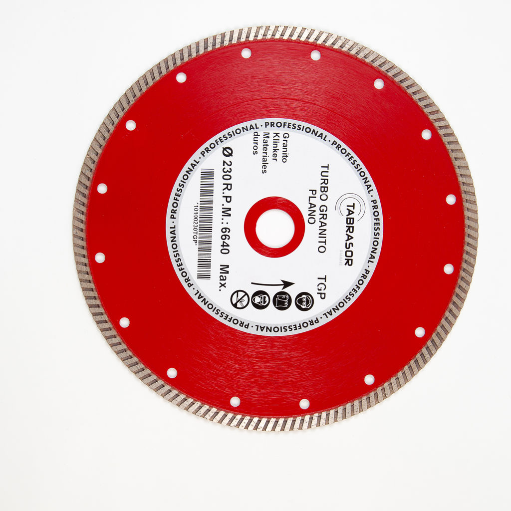imagen de un producto de la cateogoría de discos turbo para materiales duros y granito